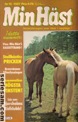 Min häst 1981 nr 16 omslag serier