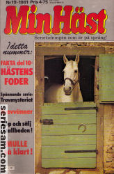 Min häst 1981 nr 19 omslag serier