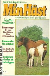 Min häst 1981 nr 20 omslag serier