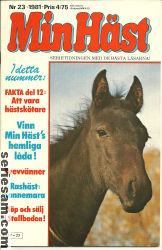Min häst 1981 nr 23 omslag serier