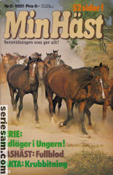 Min häst 1981 nr 5 omslag serier