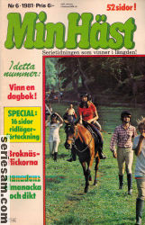 Min häst 1981 nr 6 omslag serier
