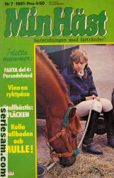 Min häst 1981 nr 7 omslag serier