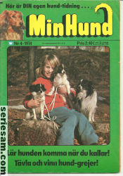 Min hund 1974 nr 4 omslag serier Min hund 1974 nr 4 omslag serier