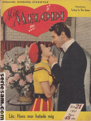 Min melodi 1951 nr 21 omslag serier Min melodi 1951 nr 21 omslag serier