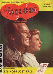 Min melodi 1952 nr 25 omslag serier Min melodi 1952 nr 25 omslag serier