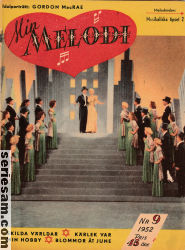 Min melodi 1952 nr 9 omslag serier Min melodi 1952 nr 9 omslag serier