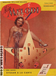 Min melodi 1953 nr 1 omslag serier Min melodi 1953 nr 1 omslag serier