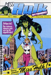 Miss Hulk 1982 nr 1 omslag serier Miss Hulk 1982 nr 1 omslag serier