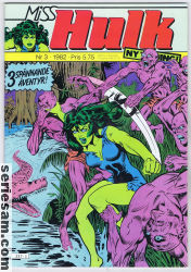Miss Hulk 1982 nr 3 omslag serier Miss Hulk 1982 nr 3 omslag serier