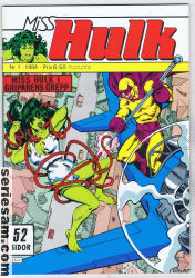 Miss Hulk 1984 nr 1 omslag serier Miss Hulk 1984 nr 1 omslag serier