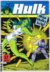 Miss Hulk 1984 nr 3 omslag serier Miss Hulk 1984 nr 3 omslag serier