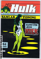 Miss Hulk 1984 nr 4 omslag serier Miss Hulk 1984 nr 4 omslag serier