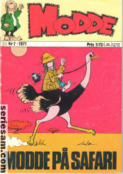 Modde 1971 nr 7 omslag serier Modde 1971 nr 7 omslag serier