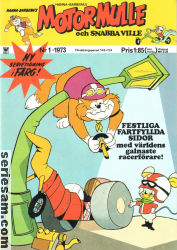 Motormulle och Snabba Ville 1973 nr 1 omslag serier
