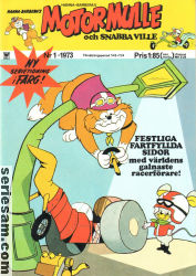 Motormulle och Snabba Ville 1973 nr 1 omslag serier Motormulle och Snabba Ville 1973 nr 1 omslag serier
