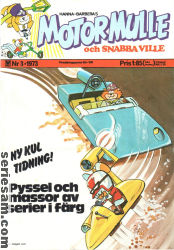 Motormulle och Snabba Ville 1973 nr 3 omslag serier