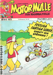Motormulle och Snabba Ville 1973 nr 6 omslag serier