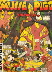 Musse Pigg-tidningen 1937 nr 4 omslag serier Musse Pigg-tidningen 1937 nr 4 omslag serier
