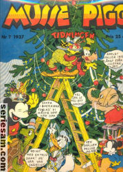 Musse Pigg-tidningen 1937 nr 7 omslag serier Musse Pigg-tidningen 1937 nr 7 omslag serier