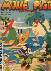 Musse Pigg-tidningen 1938 nr 1 omslag serier Musse Pigg-tidningen 1938 nr 1 omslag serier