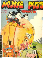 Musse Pigg-tidningen 1938 nr 14 omslag serier Musse Pigg-tidningen 1938 nr 14 omslag serier