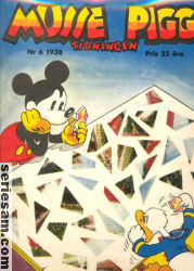 Musse Pigg-tidningen 1938 nr 6 omslag serier