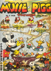 Musse Pigg-tidningen 1938 nr 7 omslag serier Musse Pigg-tidningen 1938 nr 7 omslag serier