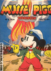 Musse Pigg-tidningen 1938 nr 8 omslag serier