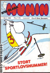 Mumin 1984 nr 2 omslag serier Mumin 1984 nr 2 omslag serier