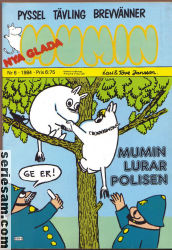 Mumin 1984 nr 6 omslag serier