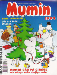 Mumin julalbum 1994 omslag serier