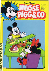 Musse Pigg & CO 1981 nr 4 omslag serier