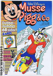 Musse Pigg & CO 1992 nr 3/4 omslag serier