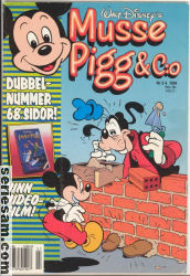 Musse Pigg & CO 1994 nr 3/4 omslag serier
