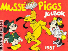 Musse Piggs julbok 1957 omslag serier