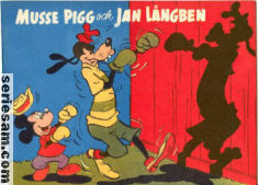 Musse Pigg och Jan Långben 1958 omslag serier