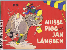 Musse Pigg och Jan Långben 1960 omslag serier