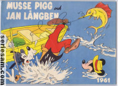Musse Pigg och Jan Långben 1961 omslag serier
