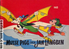 Musse Pigg och Jan Långben 1962 omslag serier