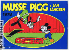 Musse Pigg och Jan Långben 1978 omslag serier