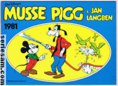 Musse Pigg och Jan Långben 1981 omslag serier
