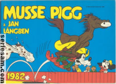 Musse Pigg och Jan Långben 1982 omslag serier