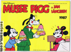 Musse Pigg och Jan Långben 1987 omslag serier