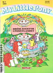 My Little Pony 1991 nr 1 omslag serier My Little Pony 1991 nr 1 omslag serier