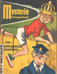 Mysteriemagasinet 1955 nr 8 omslag serier