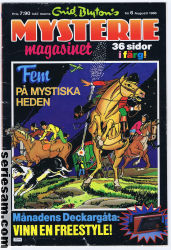 Mysteriemagasinet 1986 nr 6 omslag serier