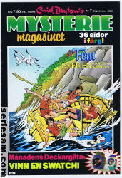 Mysteriemagasinet 1986 nr 7 omslag serier