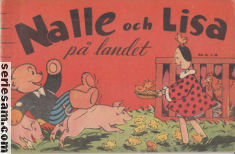 Nalle och Lisa 1955 nr 2 omslag serier