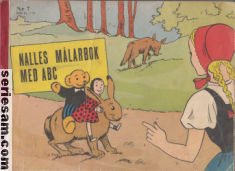 Nalles målarbok med ABC 1948 omslag serier